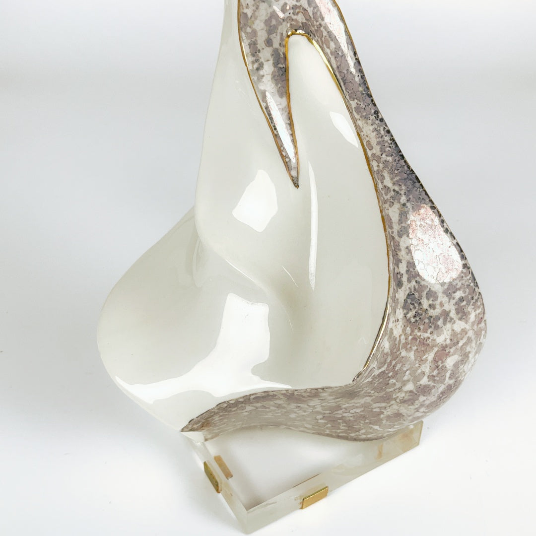 Galos Art Deco Porcelain Figurine - Signed