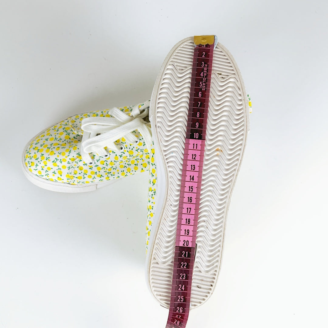Deuce - Women's Yellow Flower Sneakers