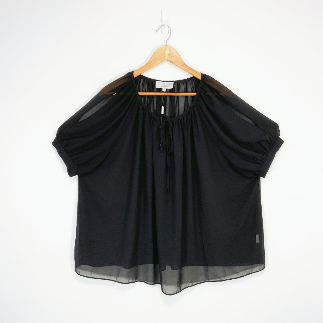 Pretty Basic by Augustine - Black Blouse