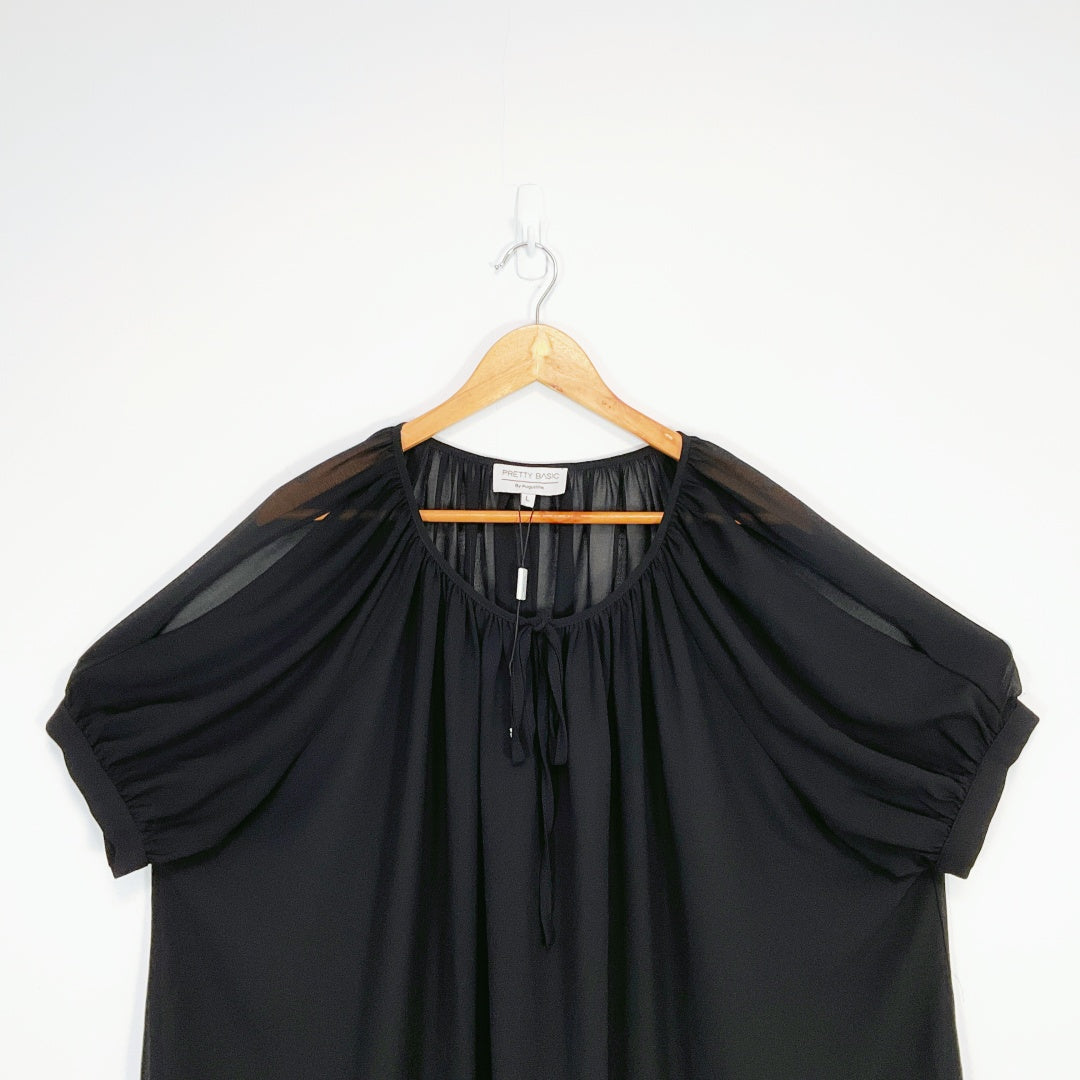 Pretty Basic by Augustine - Black Blouse
