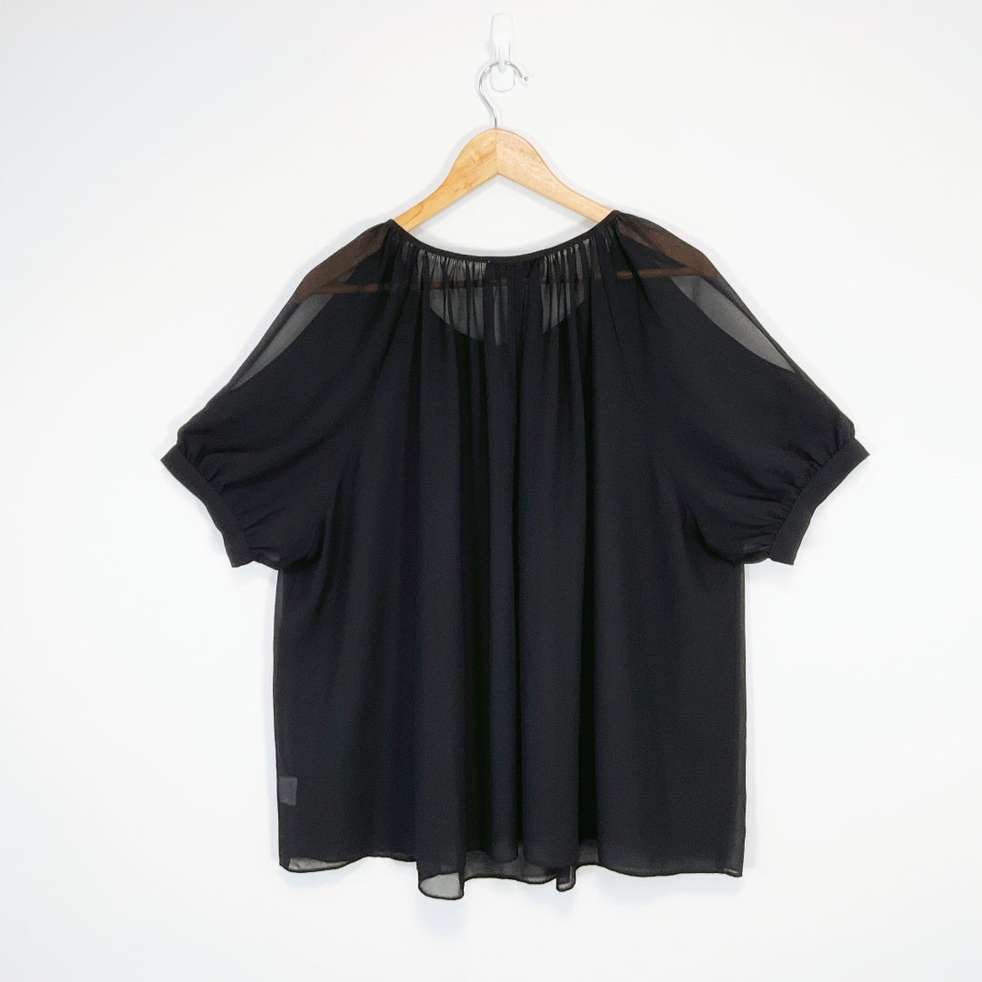 Pretty Basic by Augustine - Black Blouse