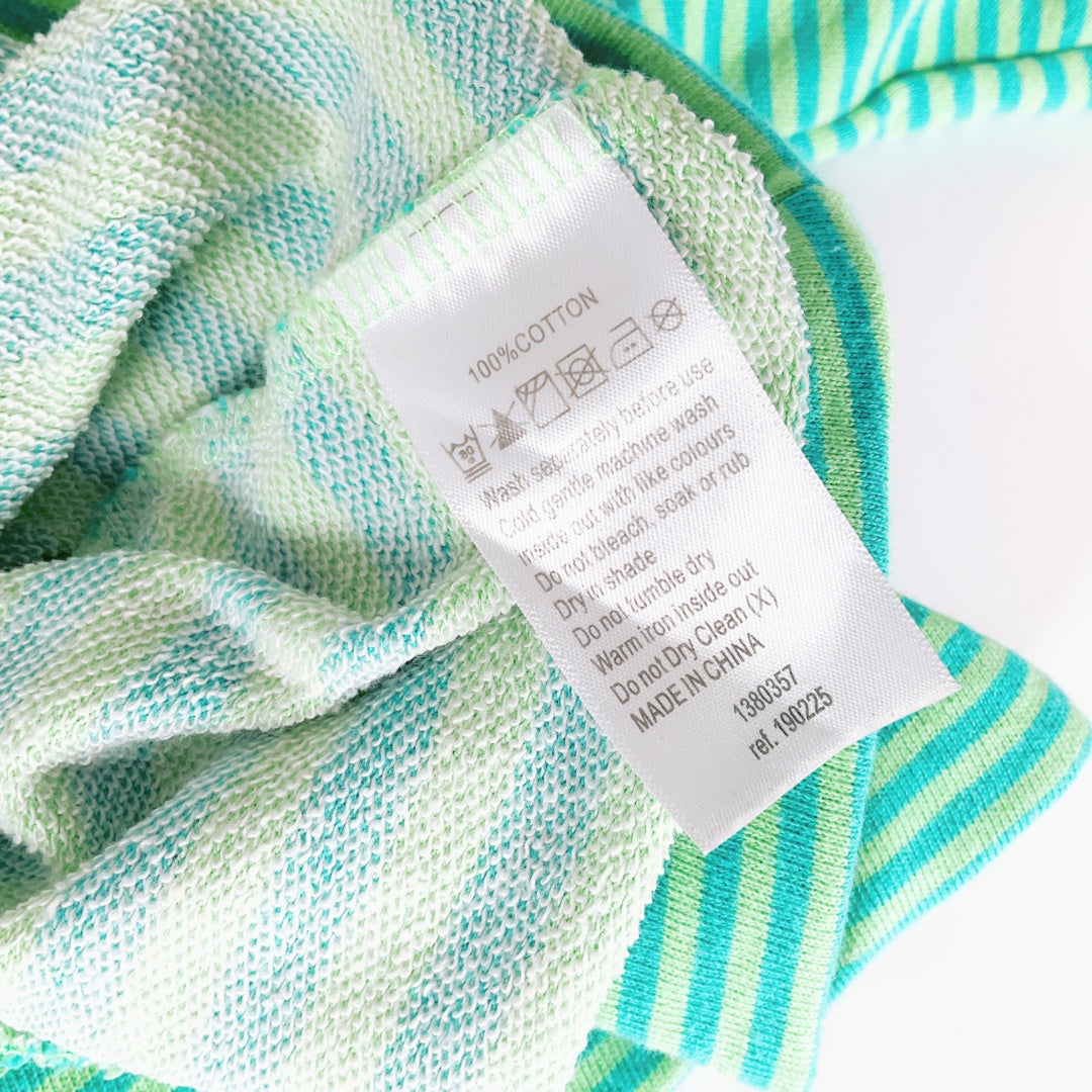 Shine On - Green and Blue Stripe Hoodie