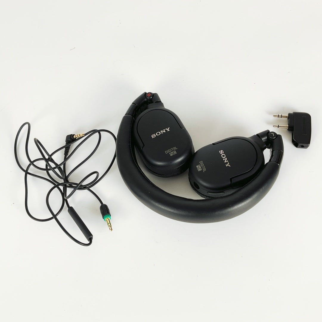 Sony DR-NC201iP Noise Cancelling Headphones with Case & Accessories