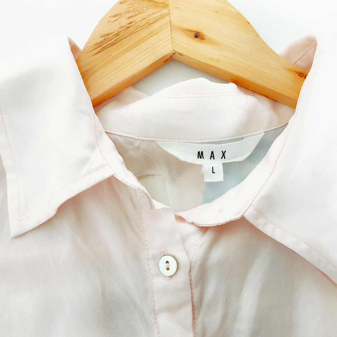 Max - Baby Pink Collared Shirt