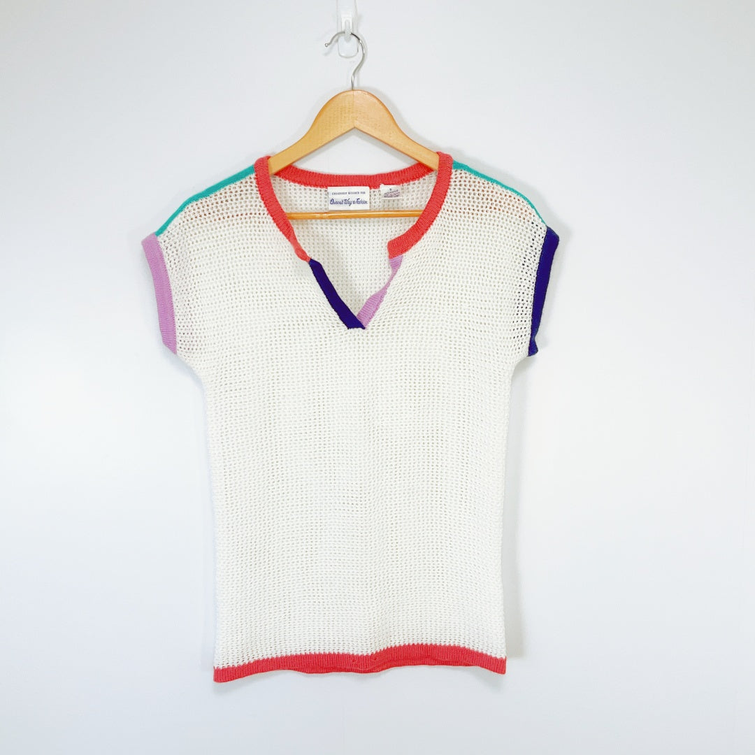 Queens Way to Fashion - Soft Colourful Knit Top