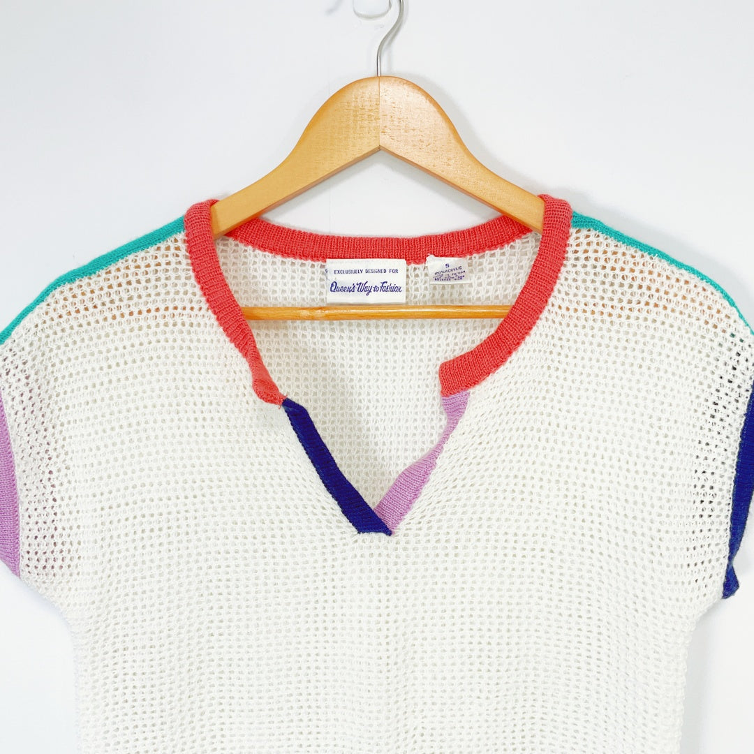 Queens Way to Fashion - Soft Colourful Knit Top