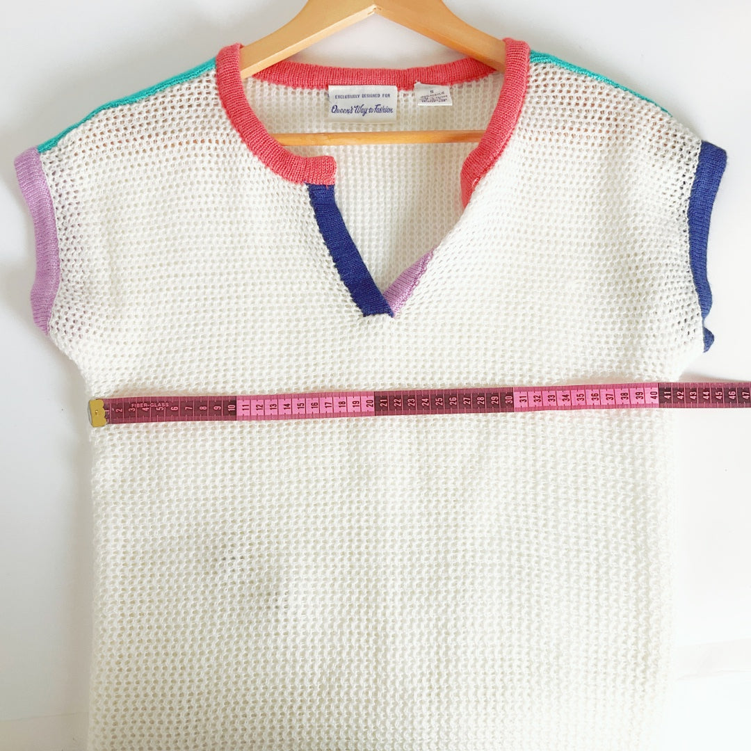 Queens Way to Fashion - Soft Colourful Knit Top