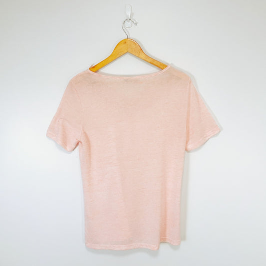 European Collection - Pink Lace Detail Shirt