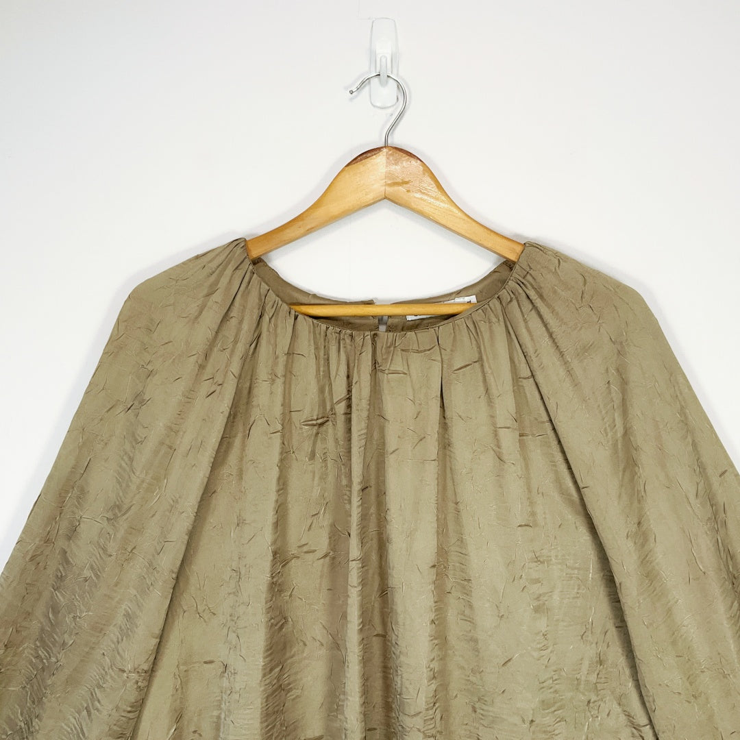 Brave + True Khaki Green Top