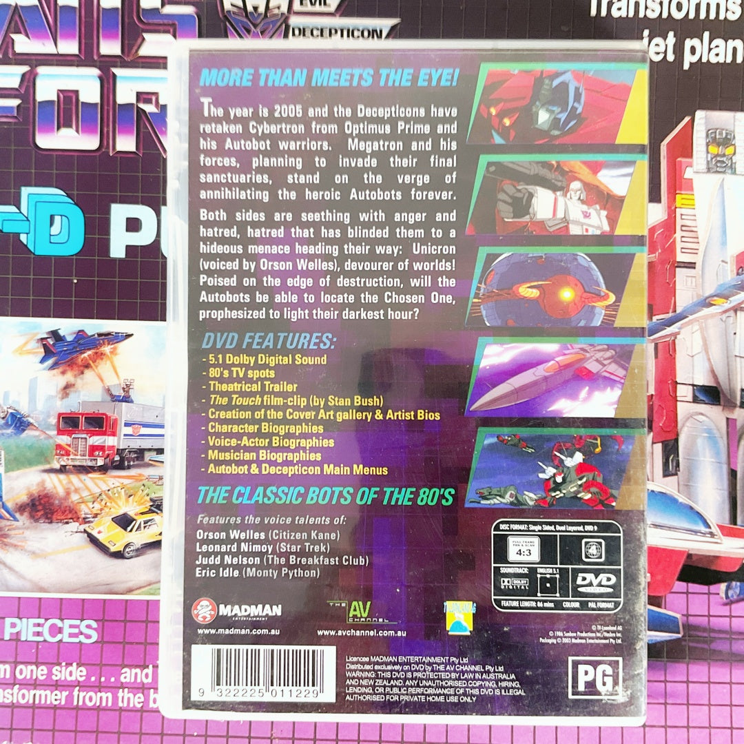 Vintage 1985 Transformers 3D Puzzle + Transformers Movie DVD