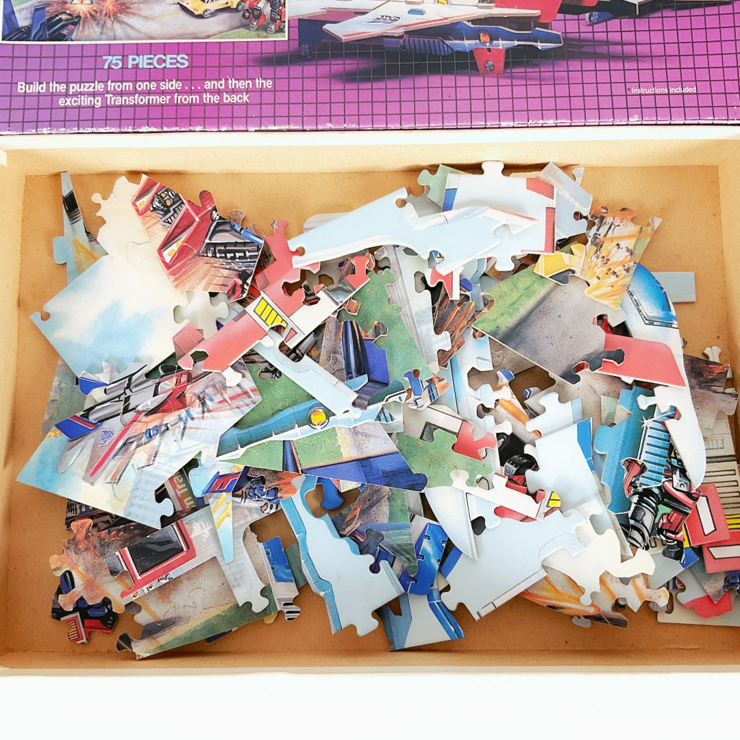 Vintage 1985 Transformers 3D Puzzle + Transformers Movie DVD