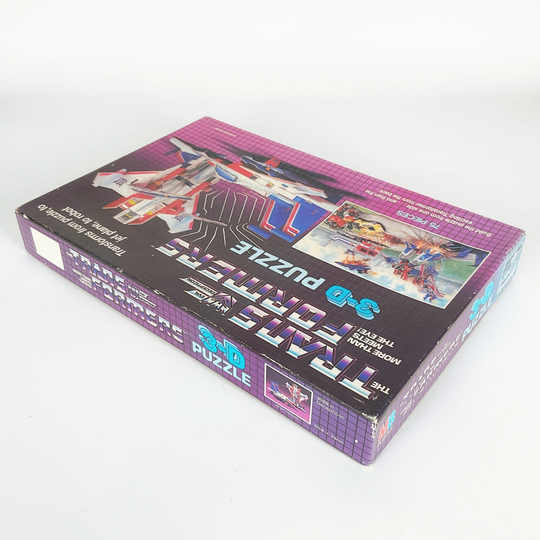 Vintage 1985 Transformers 3D Puzzle + Transformers Movie DVD