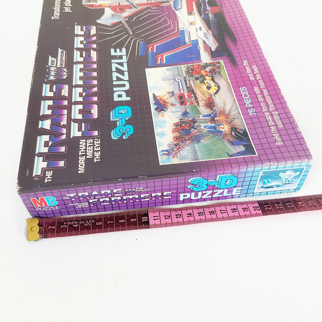 Vintage 1985 Transformers 3D Puzzle + Transformers Movie DVD