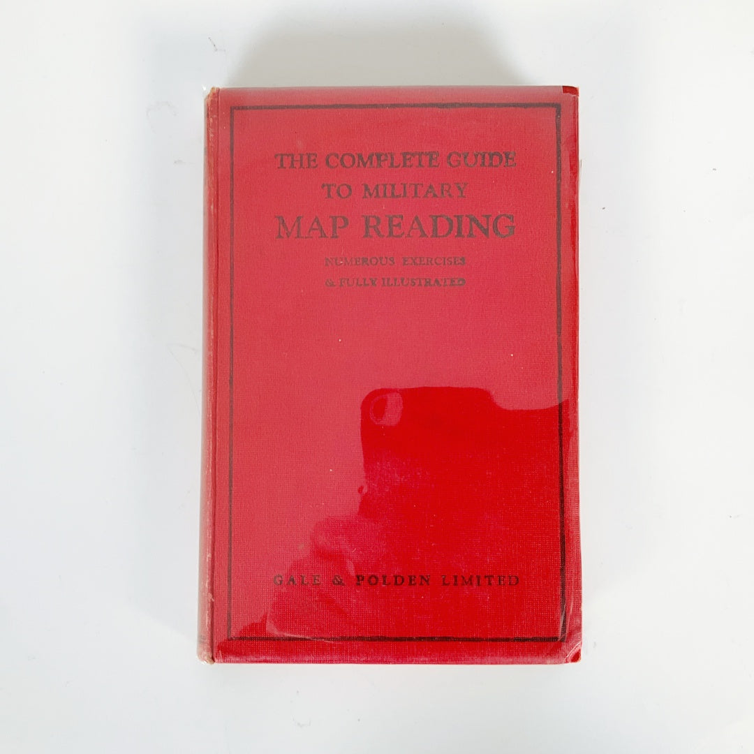 Vintage The Complete Guide to Military Map Reading Tenth Edition Hardcover Book