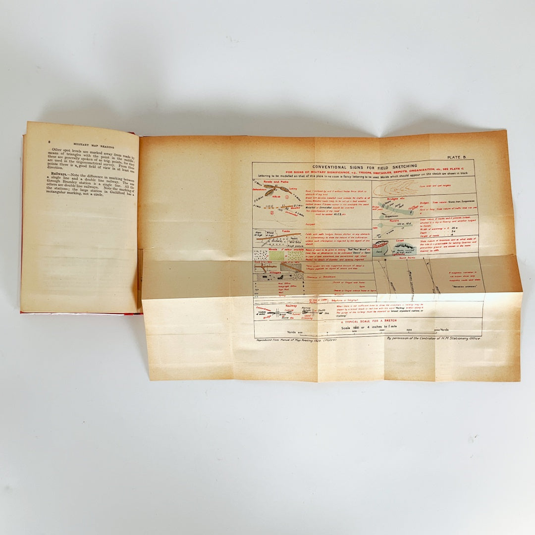 Vintage The Complete Guide to Military Map Reading Tenth Edition Hardcover Book
