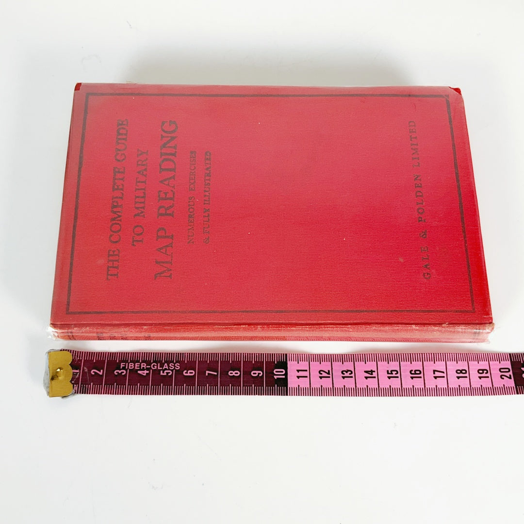Vintage The Complete Guide to Military Map Reading Tenth Edition Hardcover Book