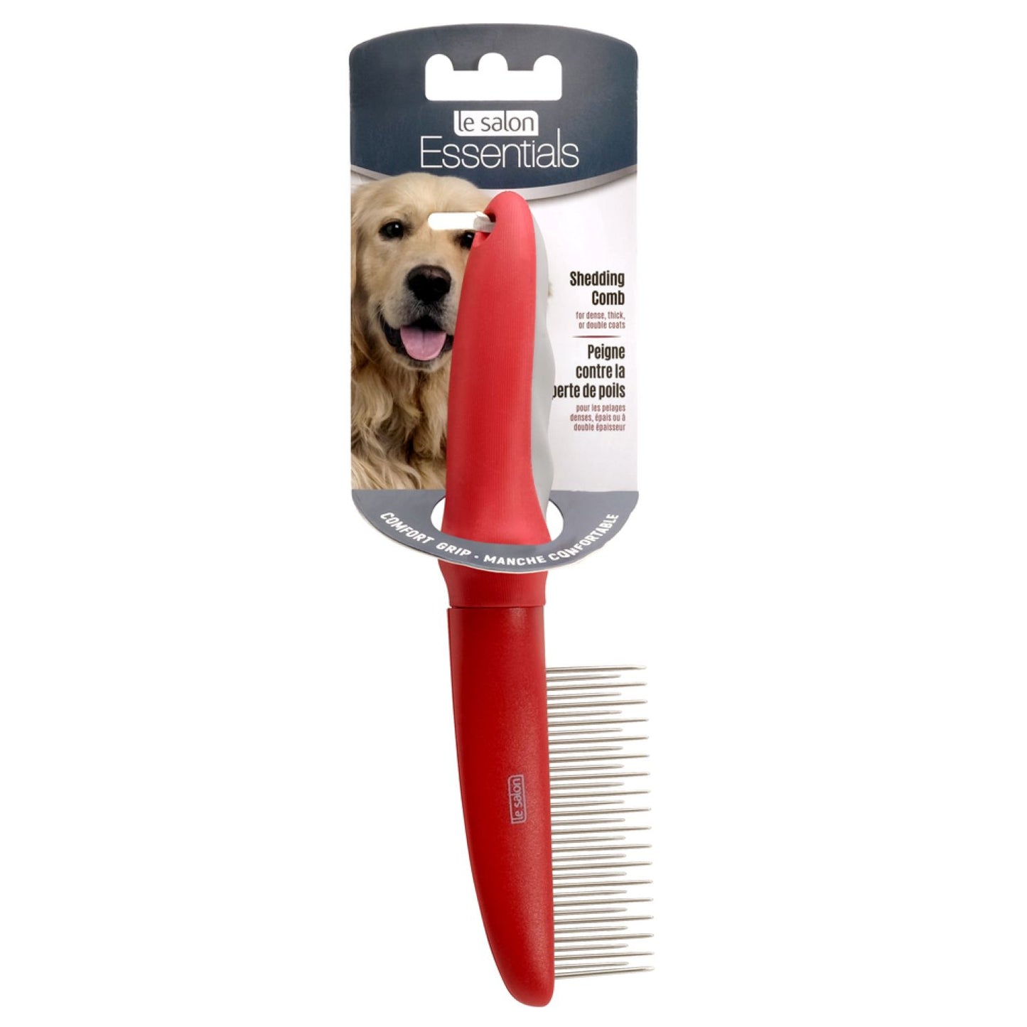 Le Salon Essentials Dog Shedding Comb 37 Pin