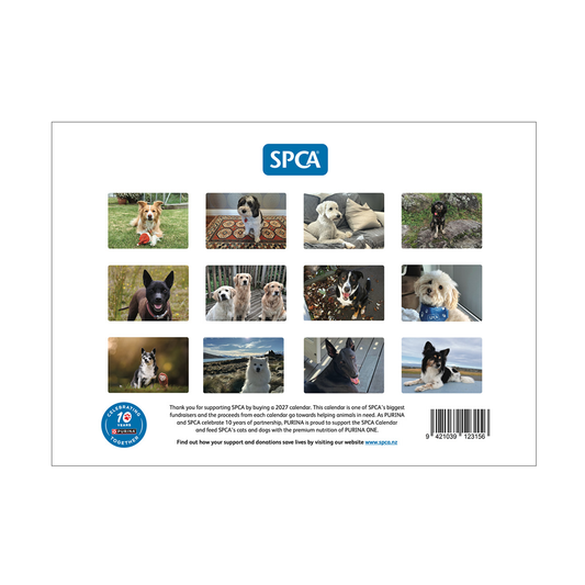 SPCA 2027 Calendar – Dogs