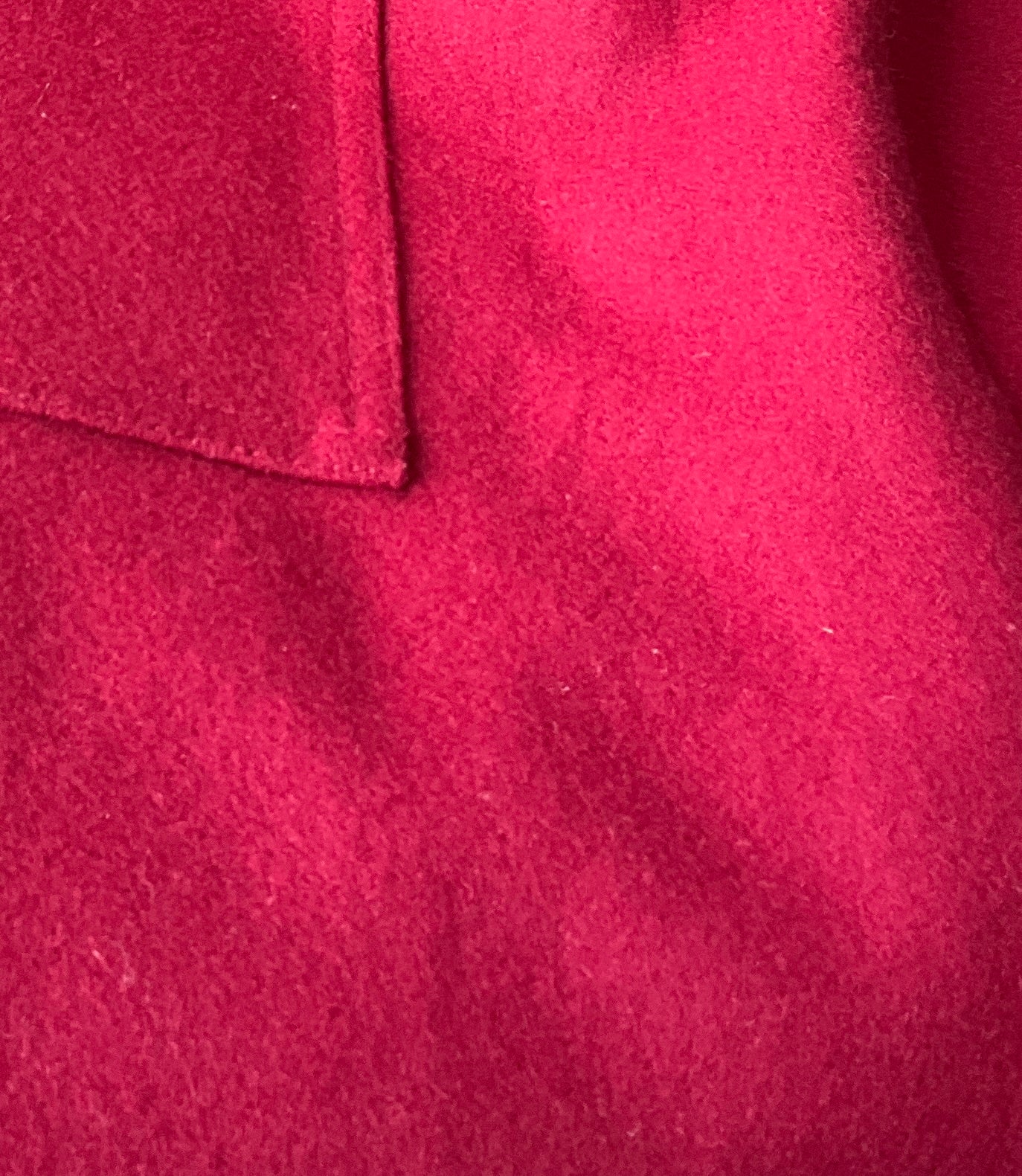 Lennox - Red Wool Skirt