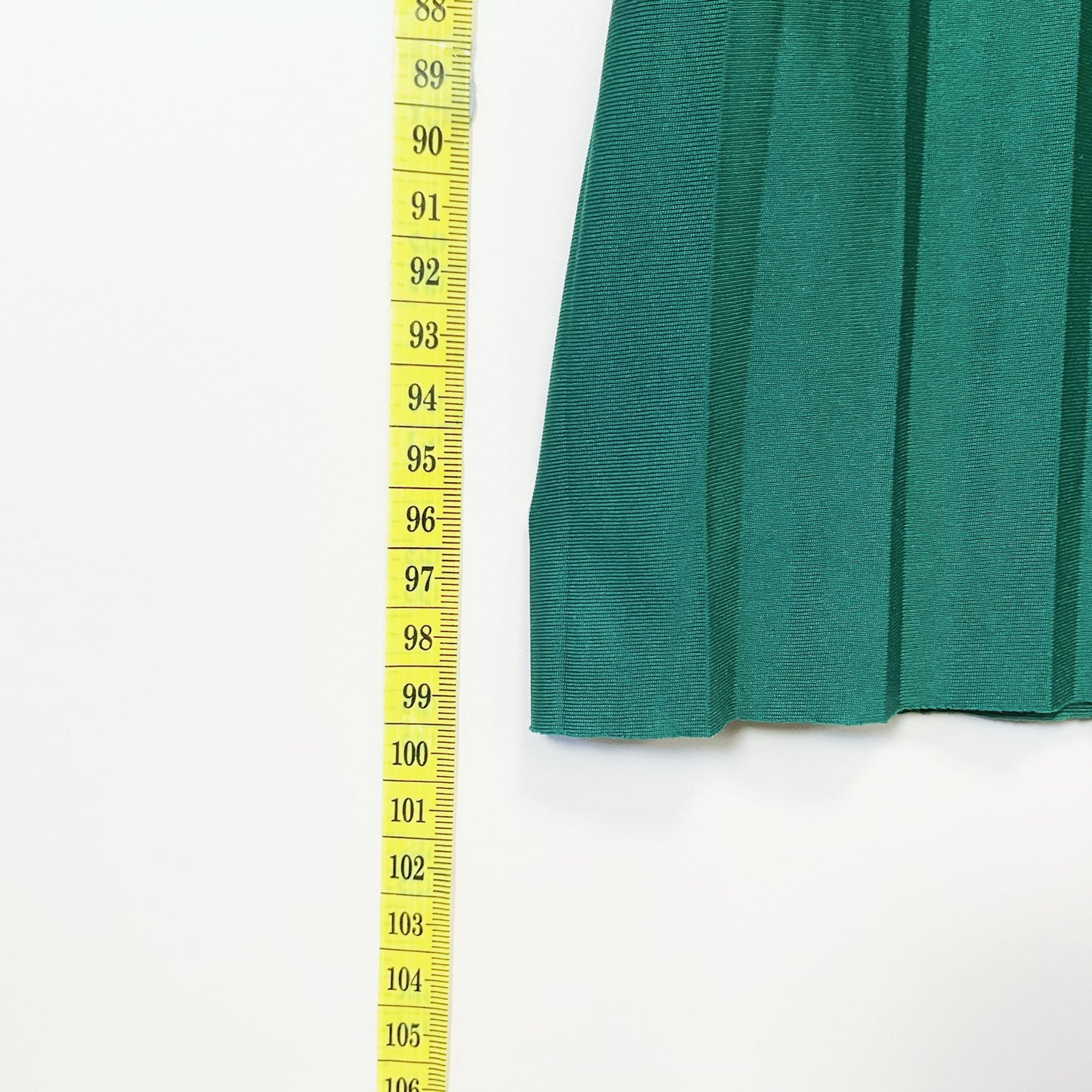 H&M Pleated Jade Dress