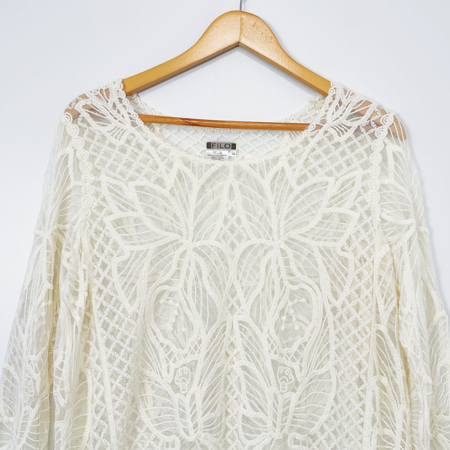 FILO - Cotton Lace Top