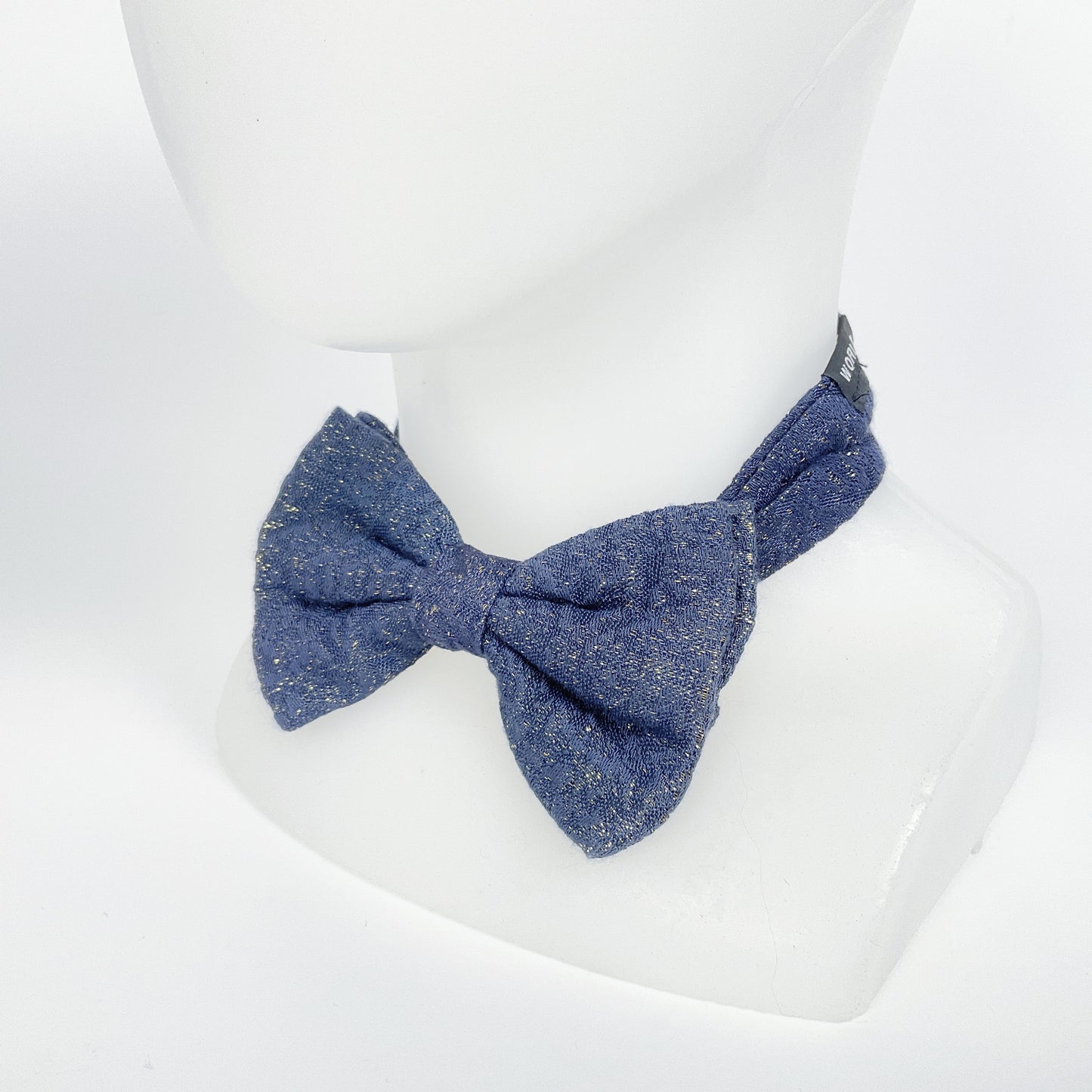 WORLD - Navy Gold Speck Bow Tie