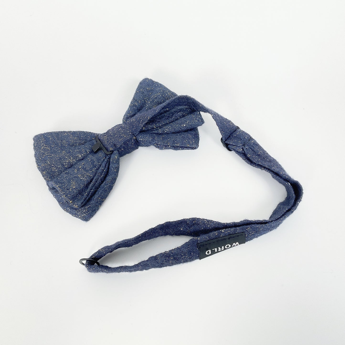 WORLD - Navy Gold Speck Bow Tie