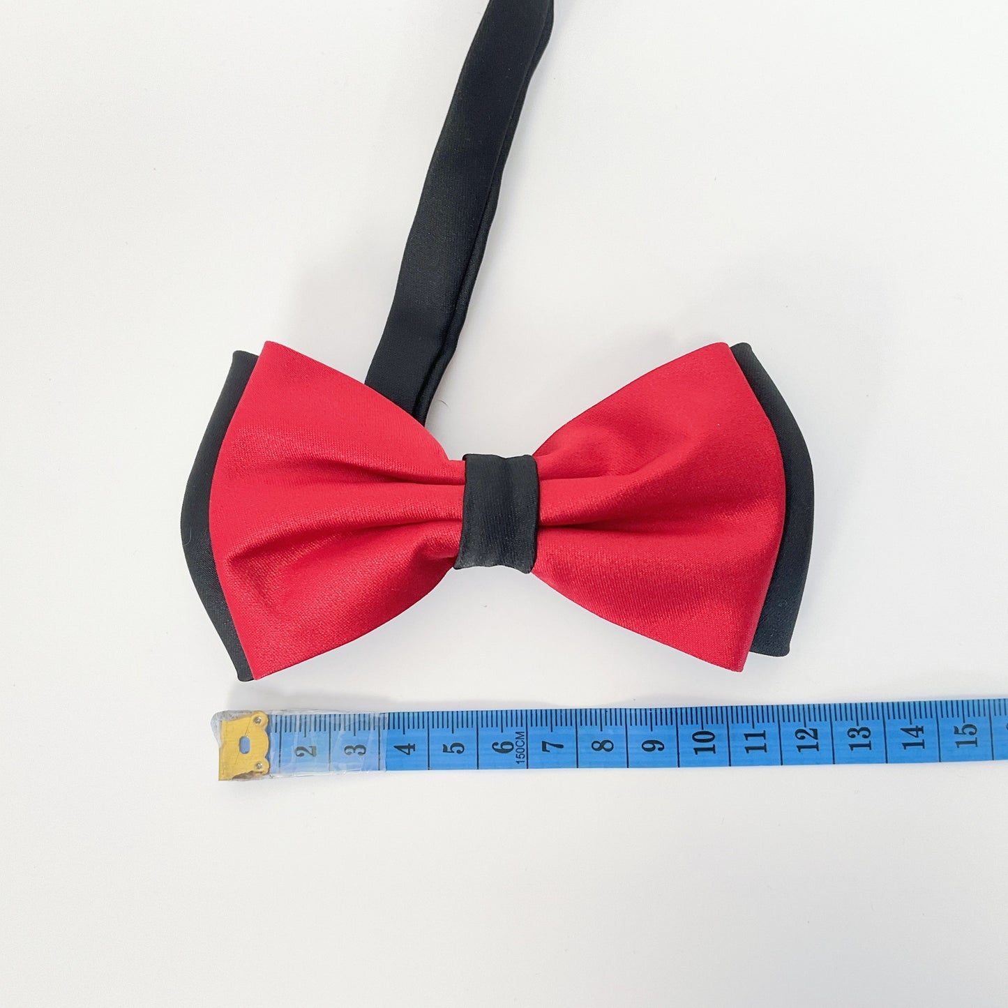 Classic Black & Red Bow Tie