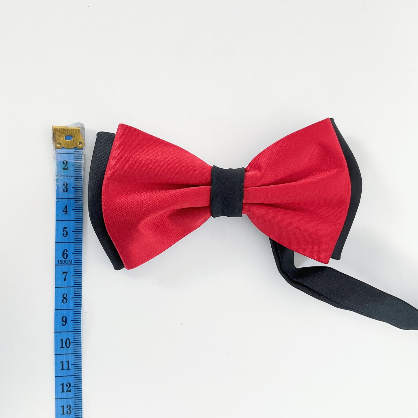 Classic Black & Red Bow Tie