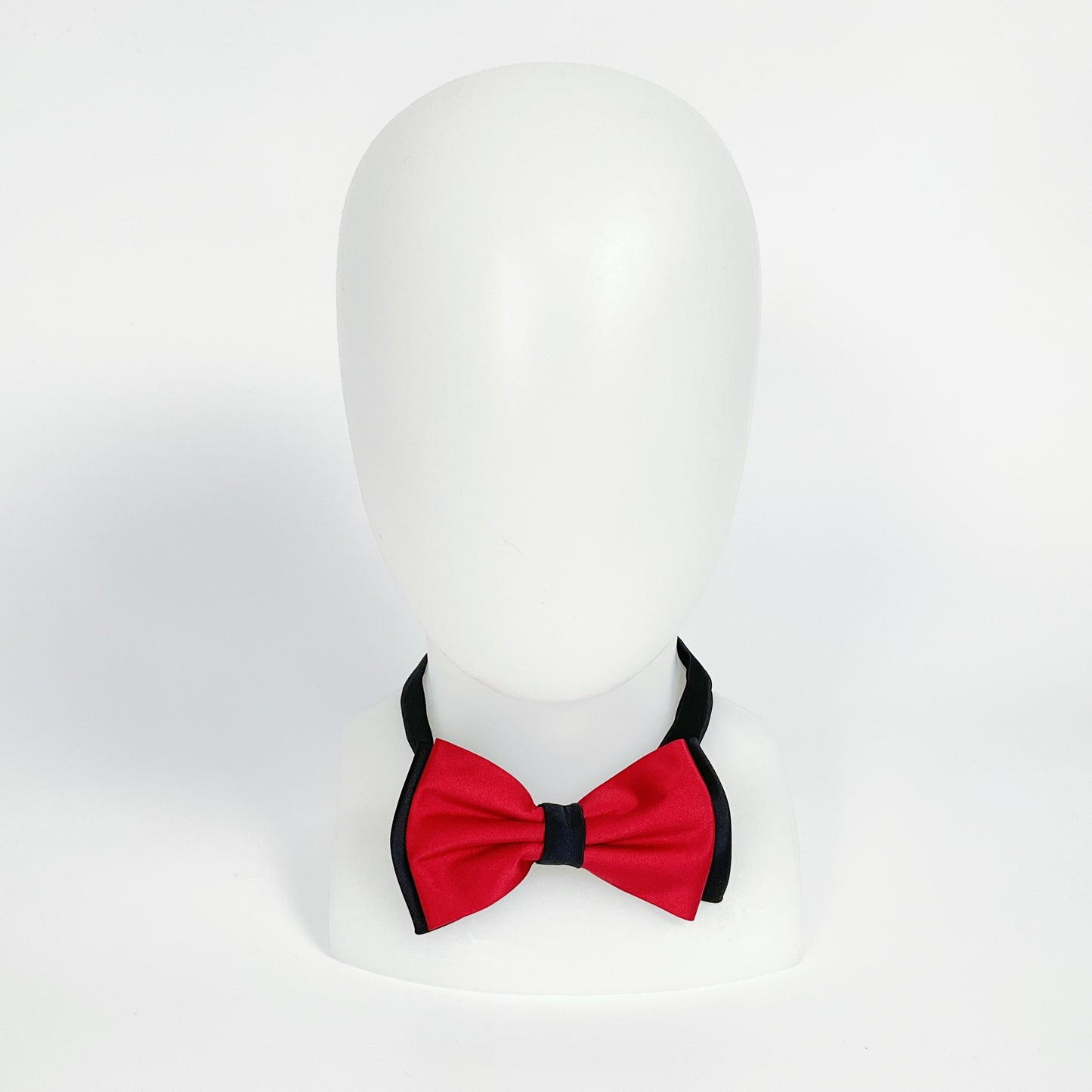 Classic Black & Red Bow Tie