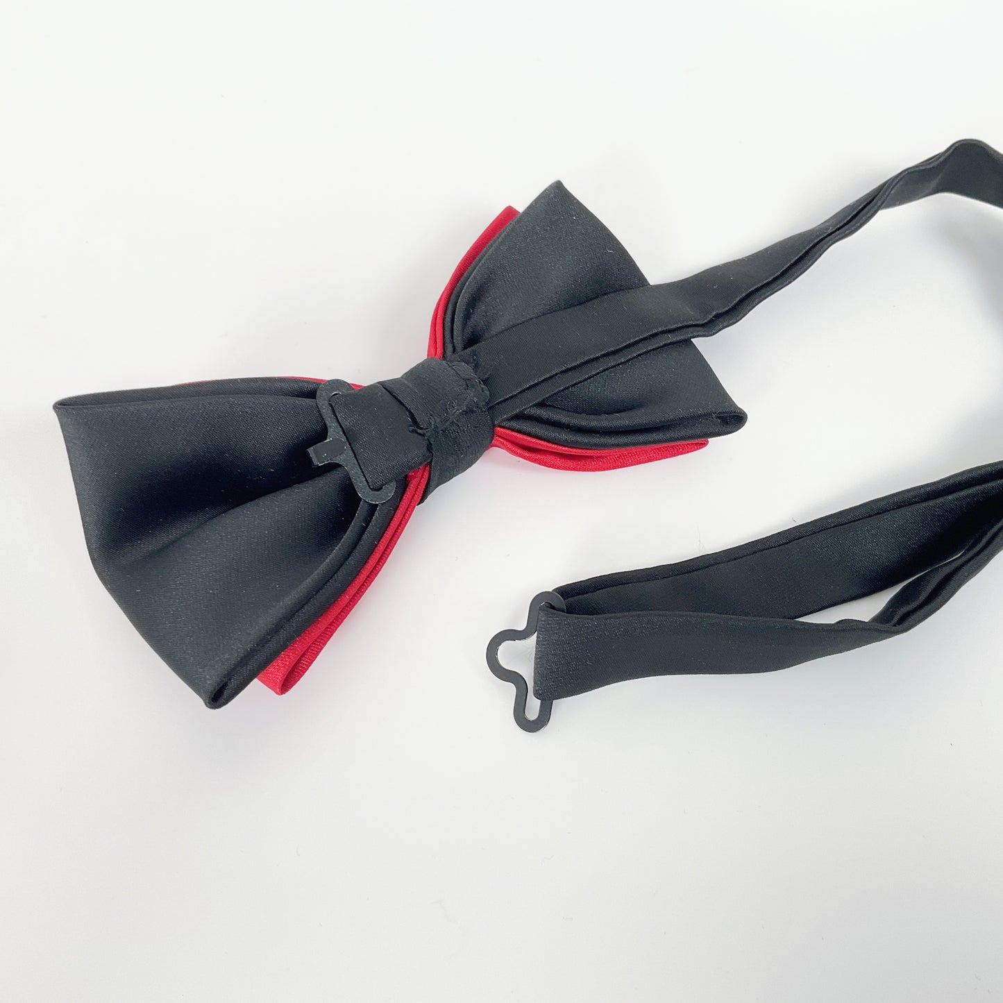 Classic Black & Red Bow Tie