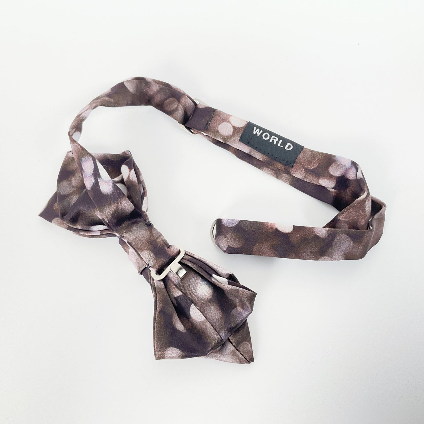 WORLD - Diamond Point Silk Bow Tie