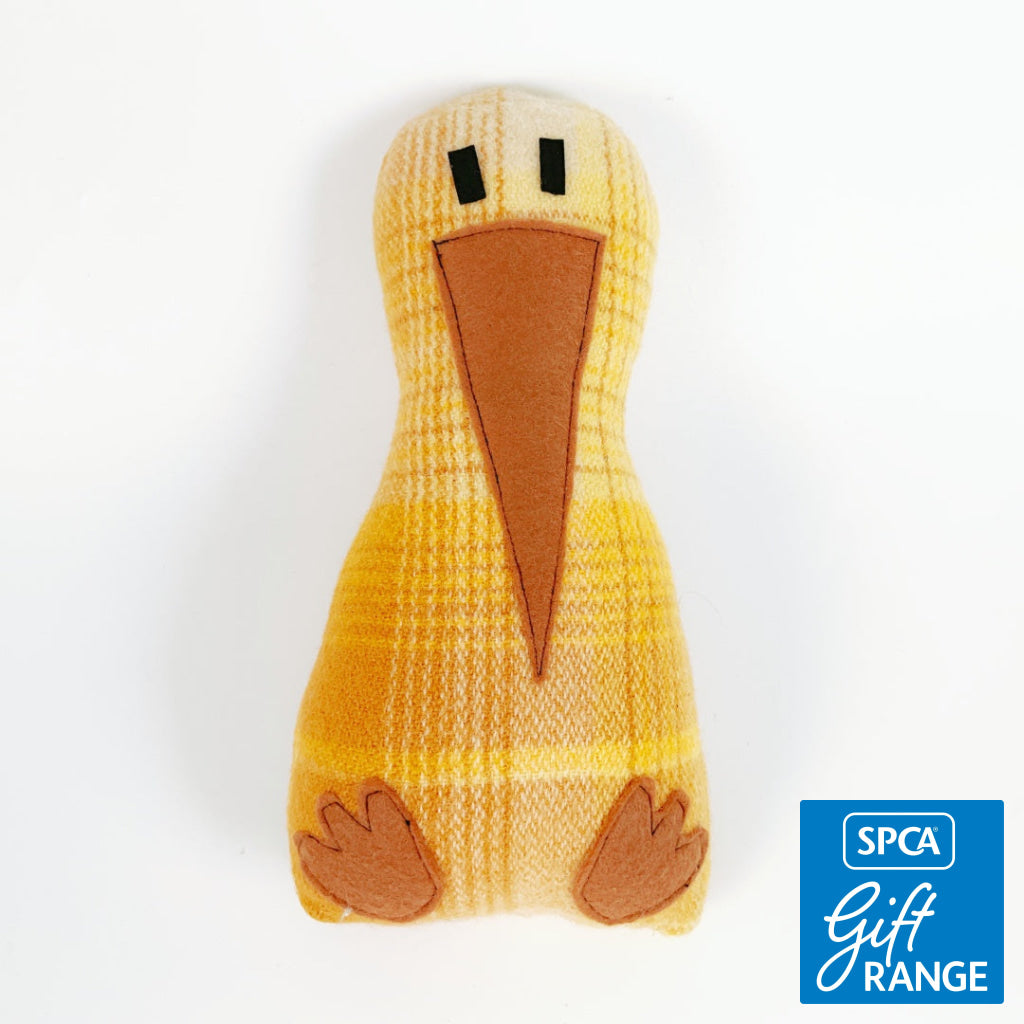 Artearoa – Colourful G.N. Kiwi – Golden Ochre Check