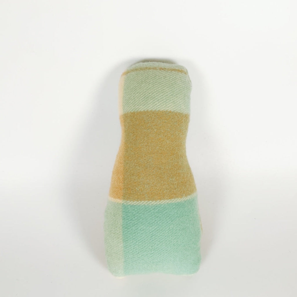 Artearoa – Colourful G.N. Kiwi – Mint & Ochre Check