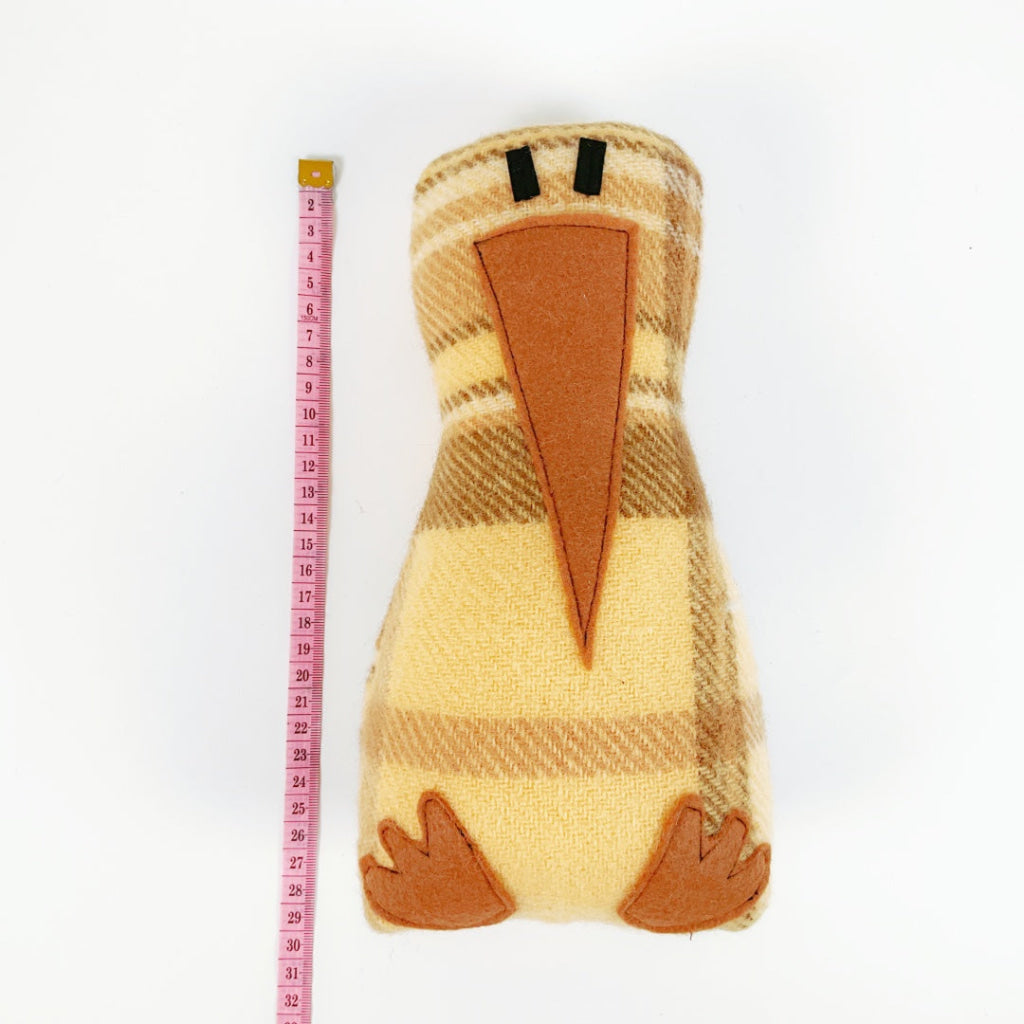 Artearoa – Colourful G.N. Kiwi – Neutral Brown Check