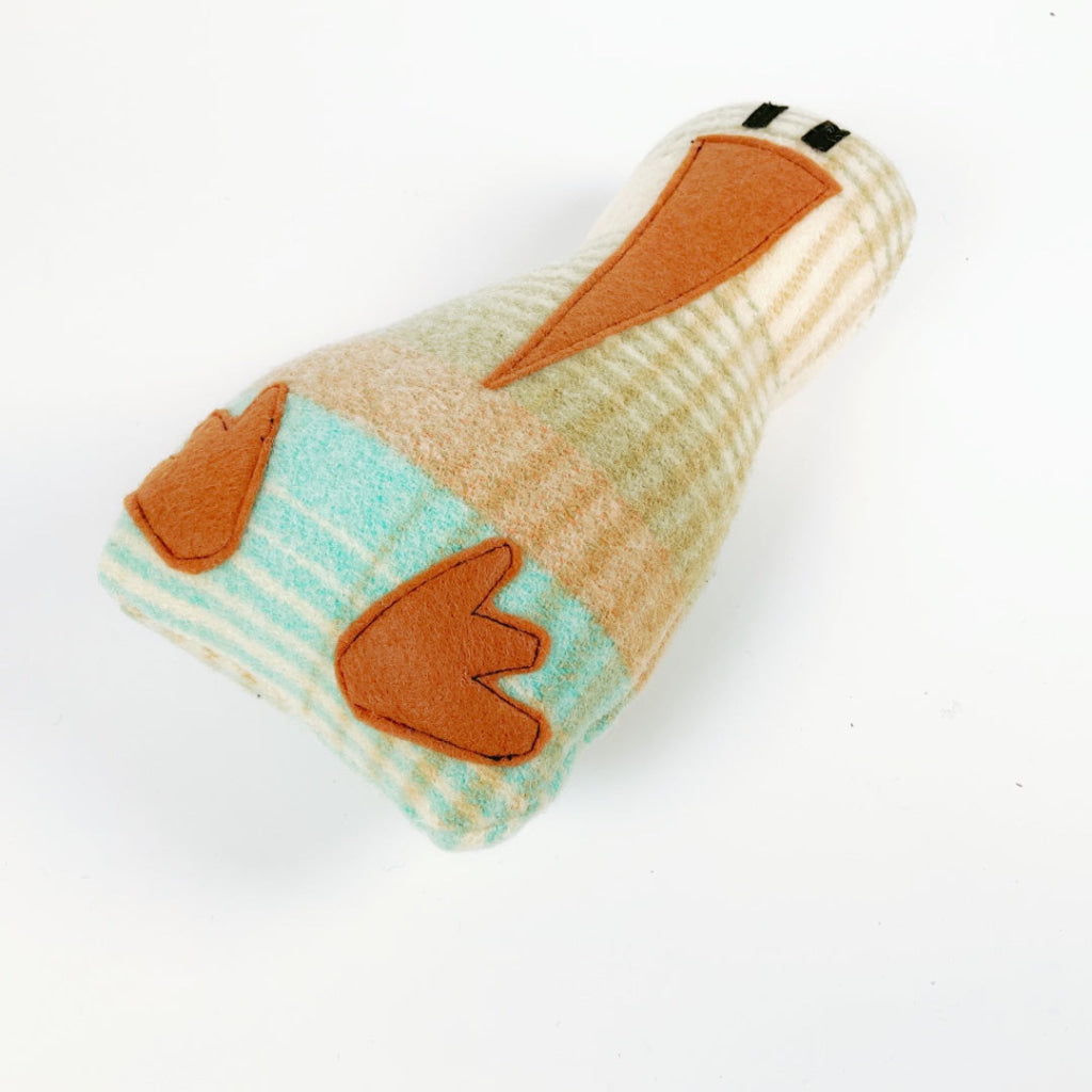 Artearoa – Colourful G.N. Kiwi – Sage & Aqua Stripe