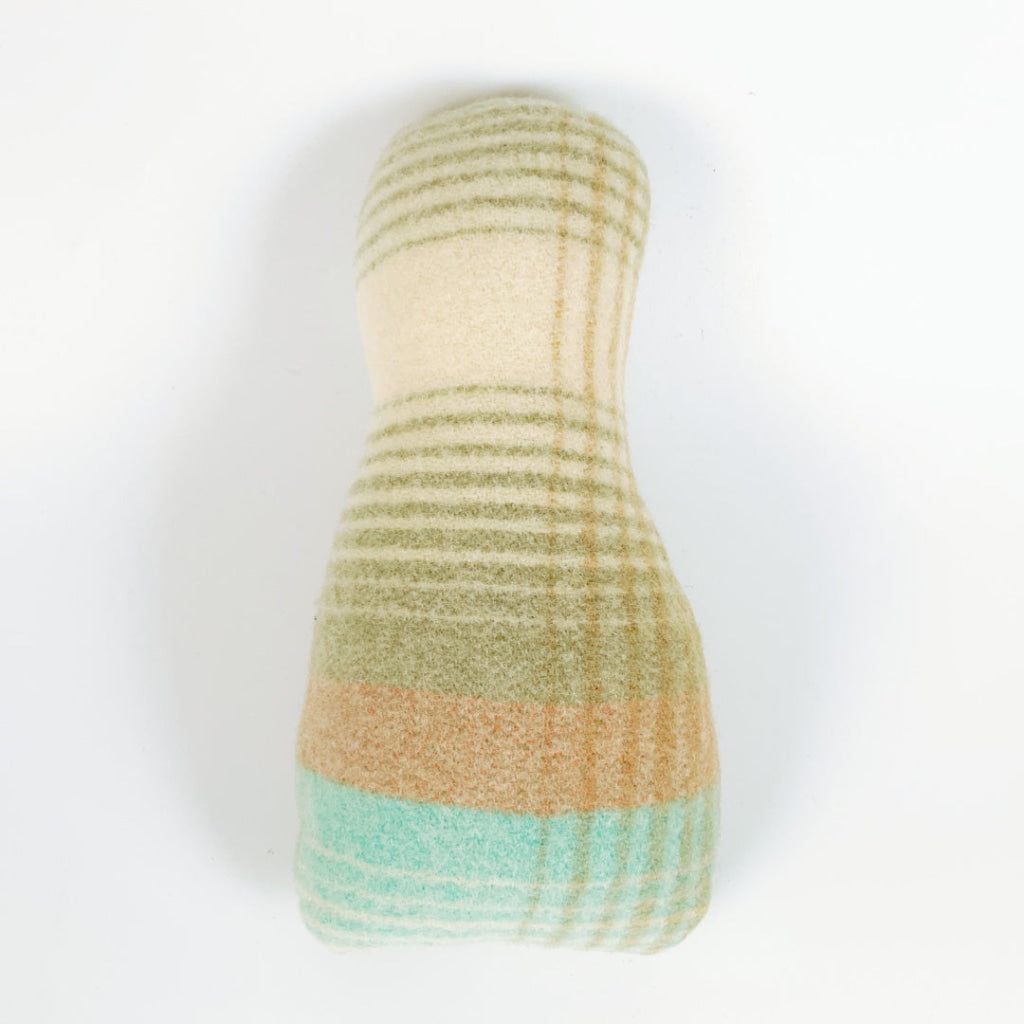 Artearoa – Colourful G.N. Kiwi – Sage & Aqua Stripe