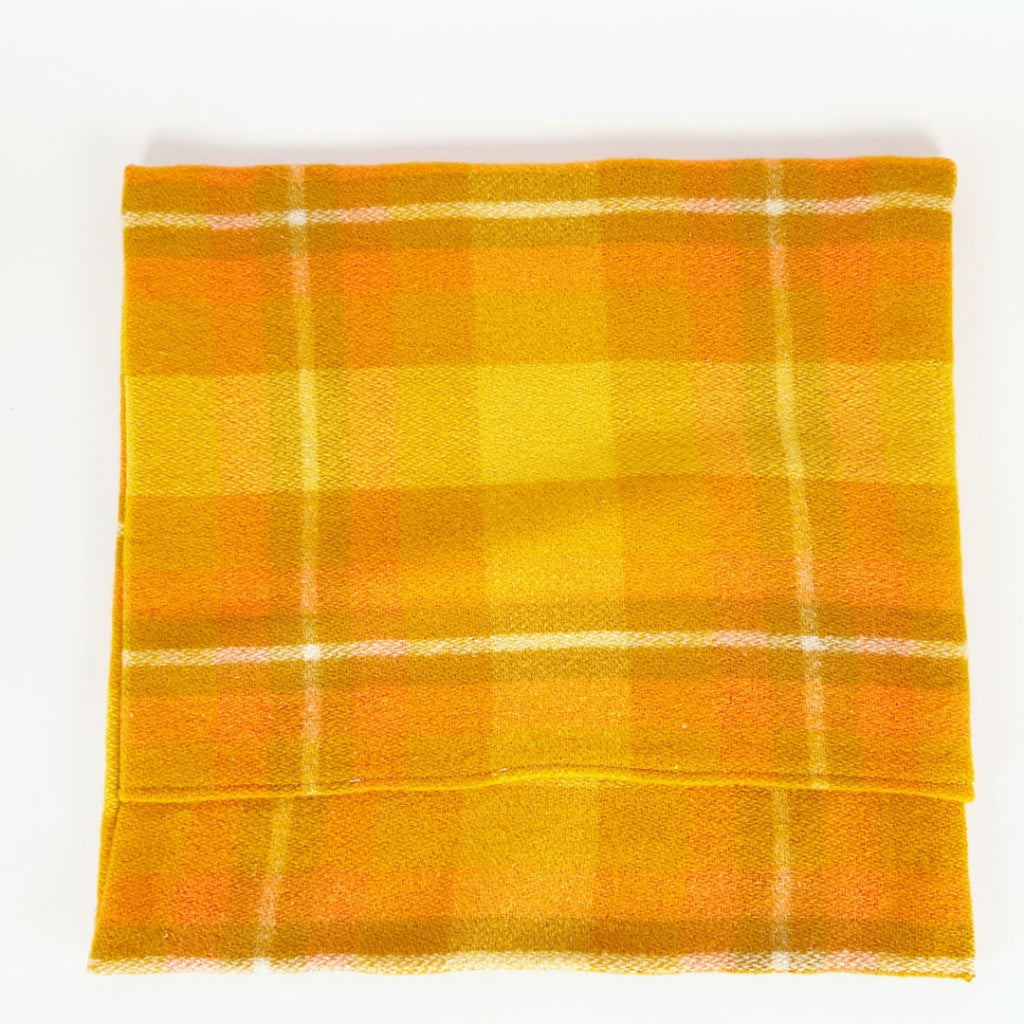 Artearoa - Tui Cushion Cover - Golden Yellow Check