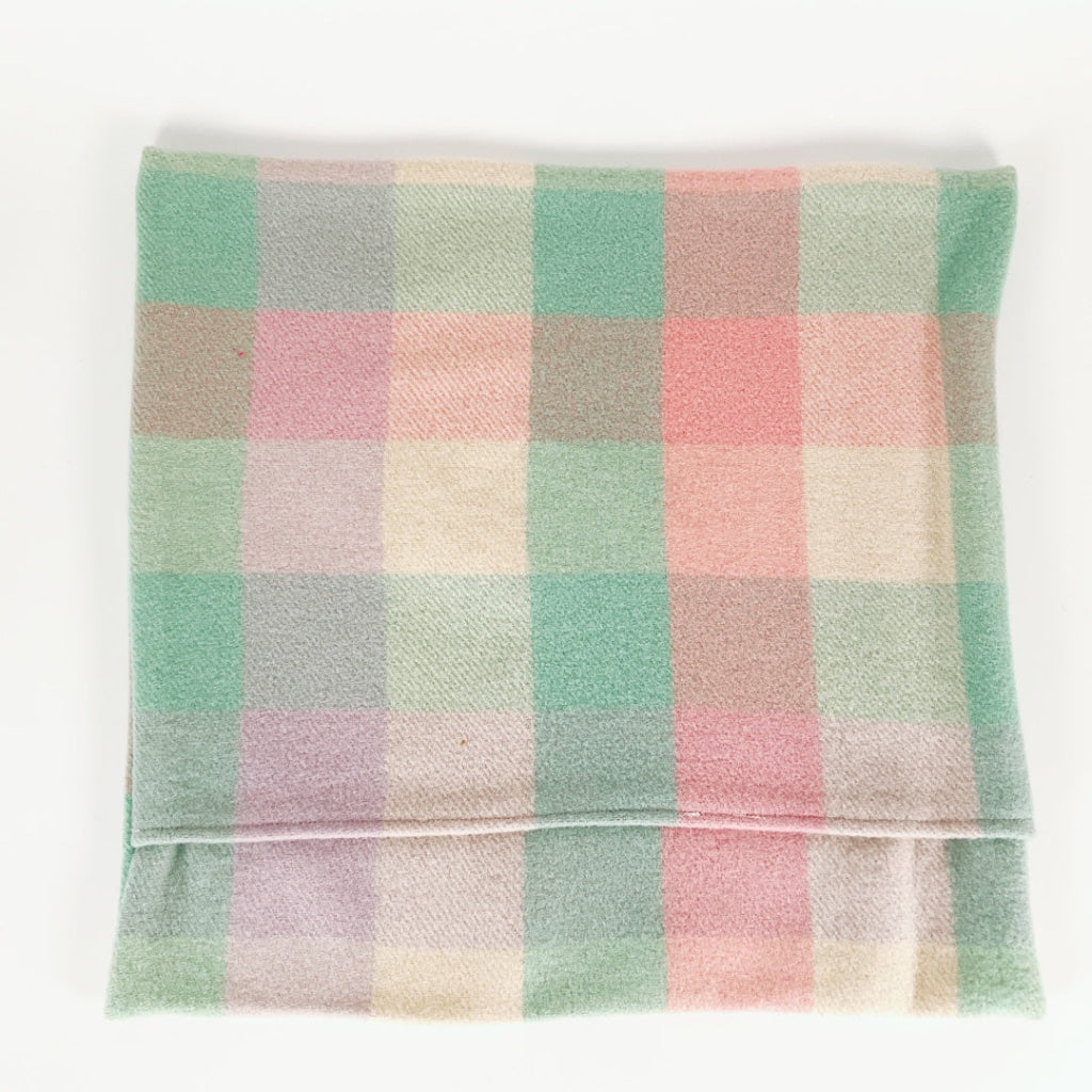 Artearoa - Tui Cushion Cover - Pastel Multi Check