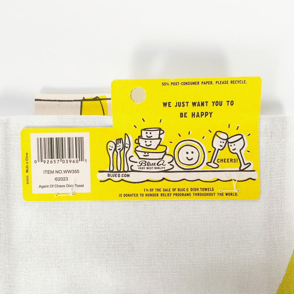 BlueQ - Agent Of Chaos Dish Towel