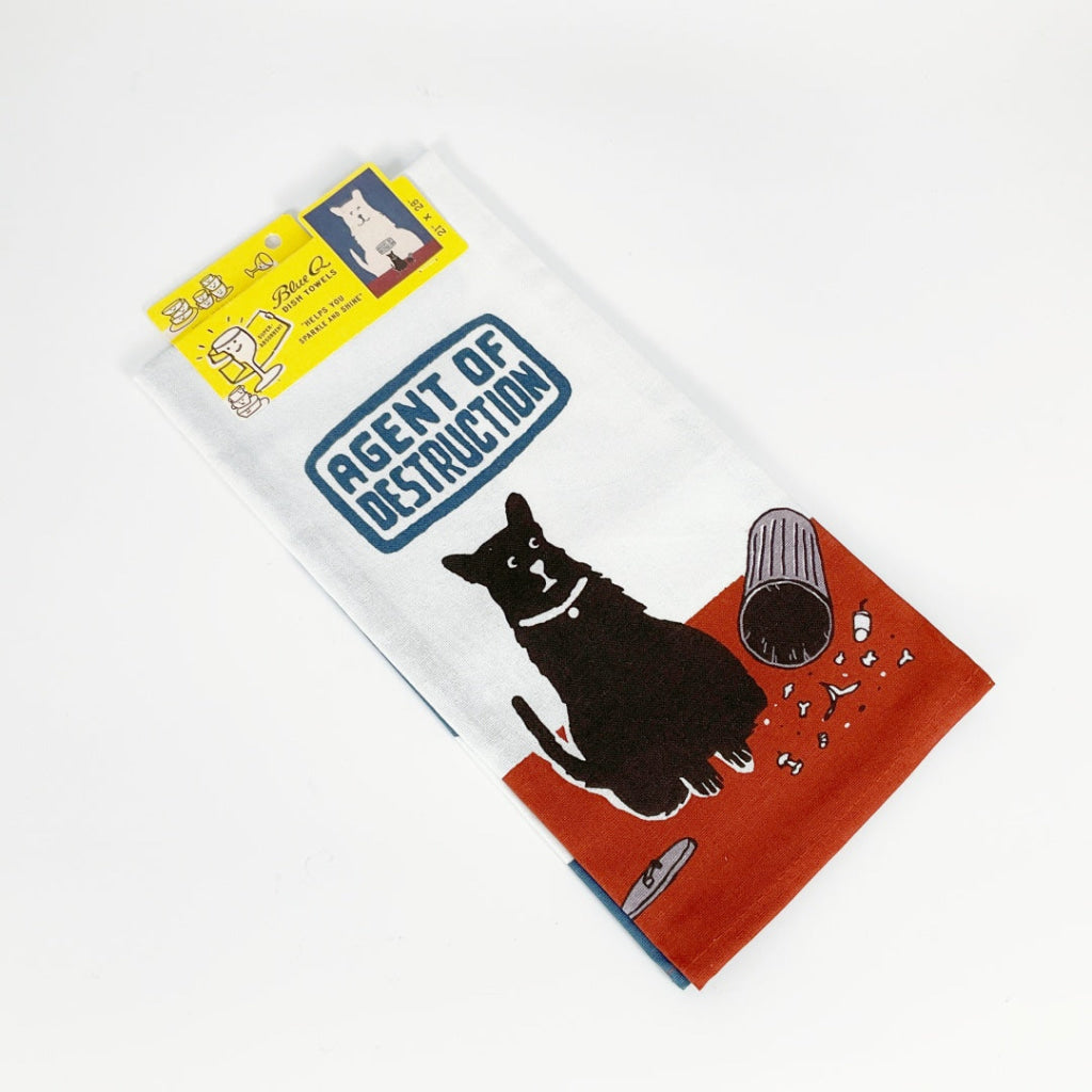 BlueQ - Agent Of Destruction Dish Towel