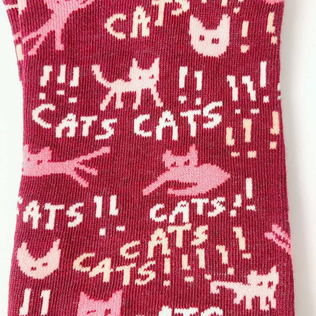 BlueQ - Cats! Crew Socks