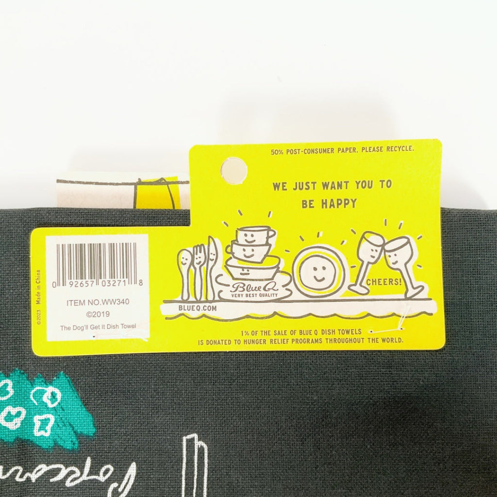 BlueQ - The Dog’ll Get It Dish Towel