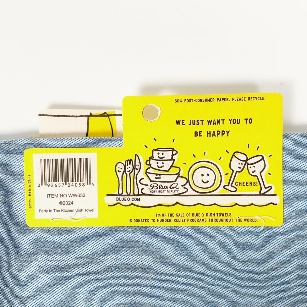 BlueQ - Party In The Kitchen Dish Towel