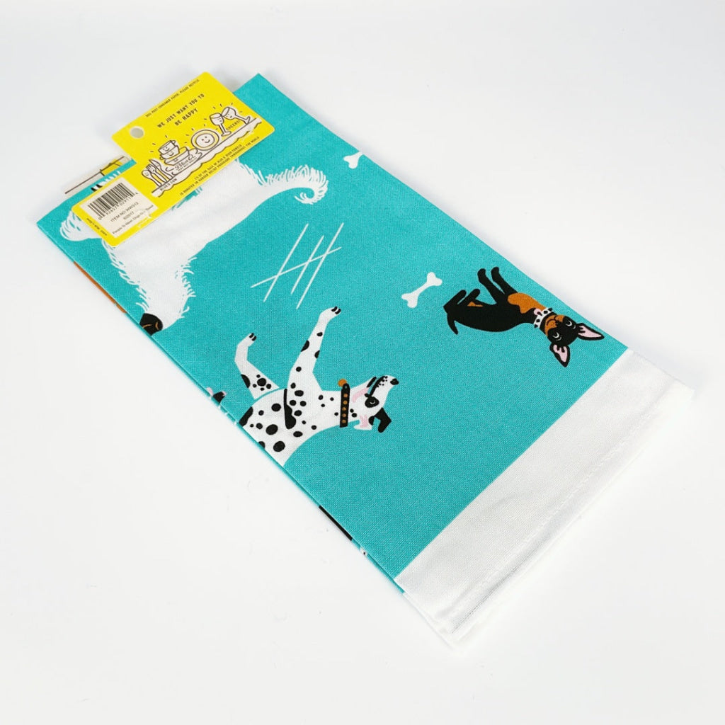 BlueQ - People To Meet: Dog Dish Towel