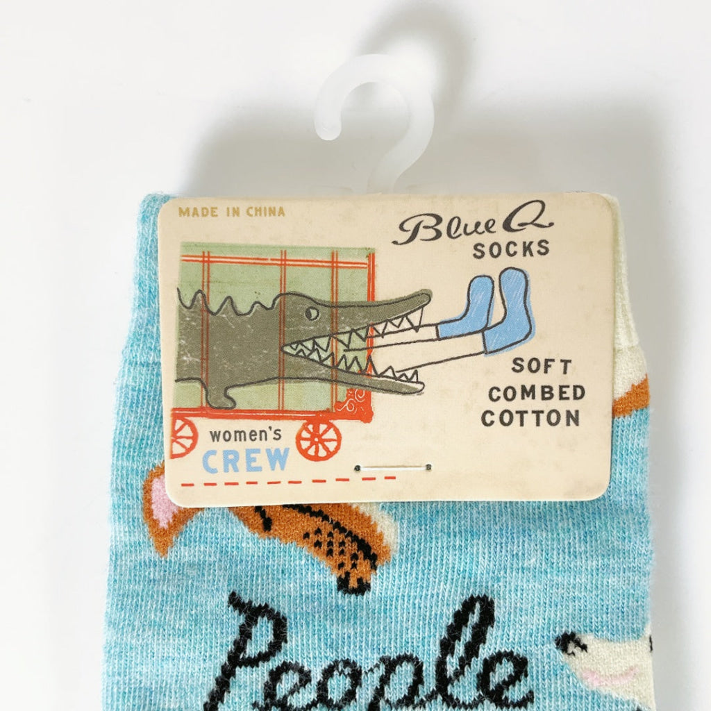 BlueQ - People To Meet: Dogs Crew Socks