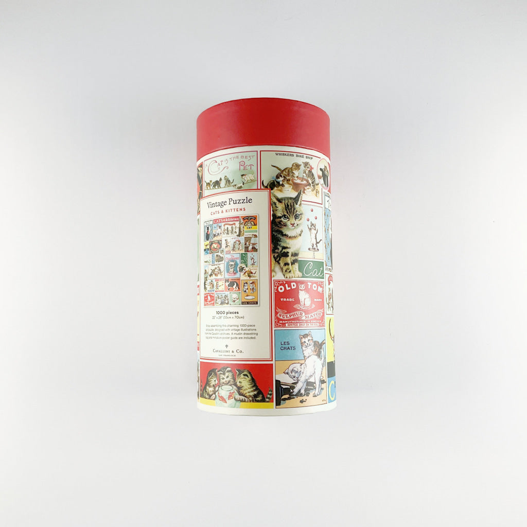 Cavallini & Co - Cats Kittens 1000 Pce Vintage Puzzle