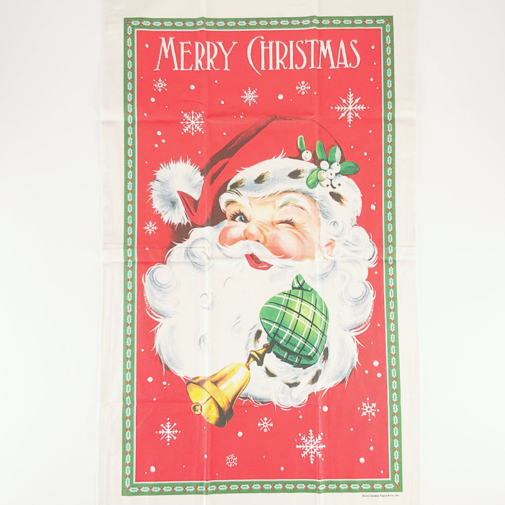 Cavallini & Co - Merry Christmas Vintage Tea Towel