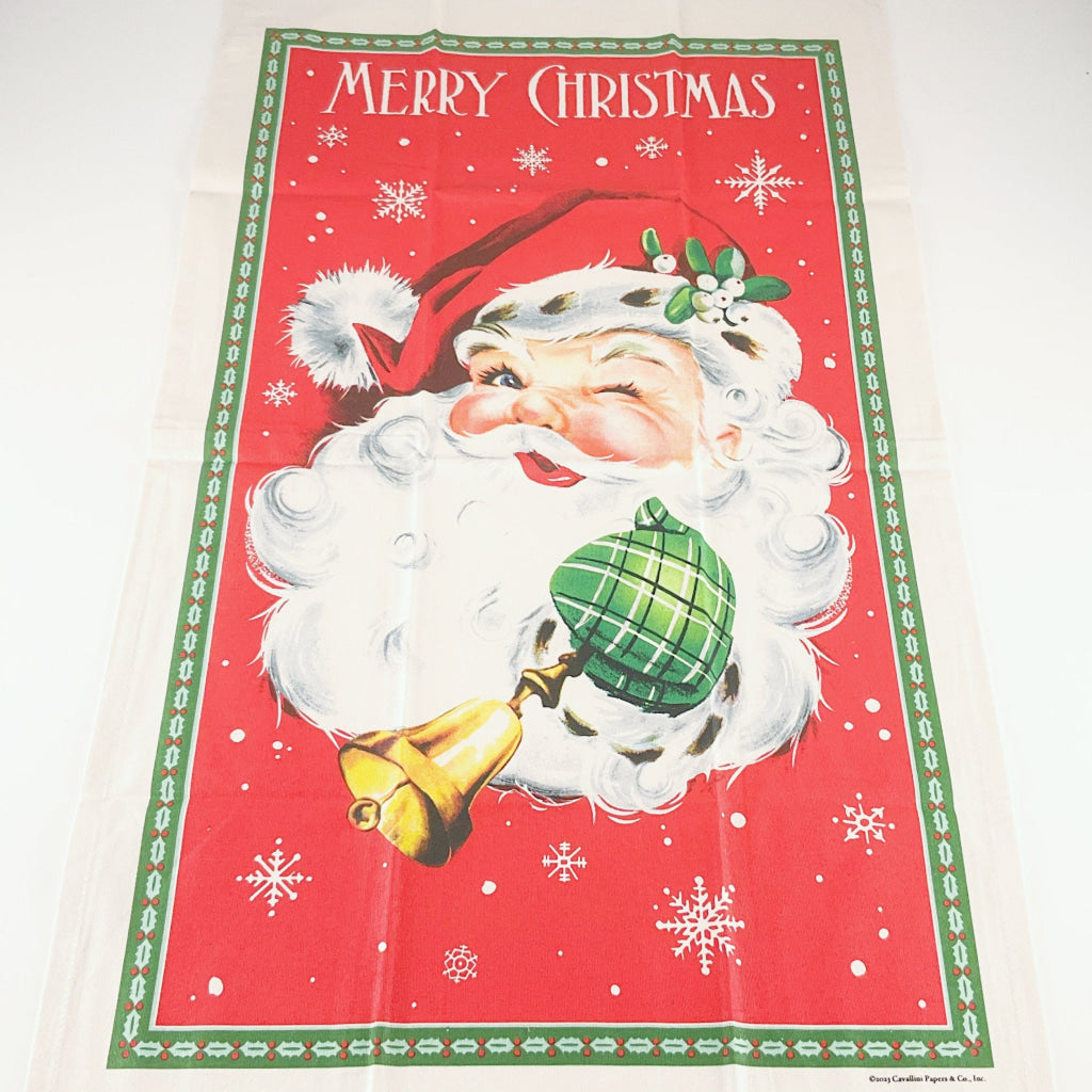 Cavallini & Co - Merry Christmas Vintage Tea Towel