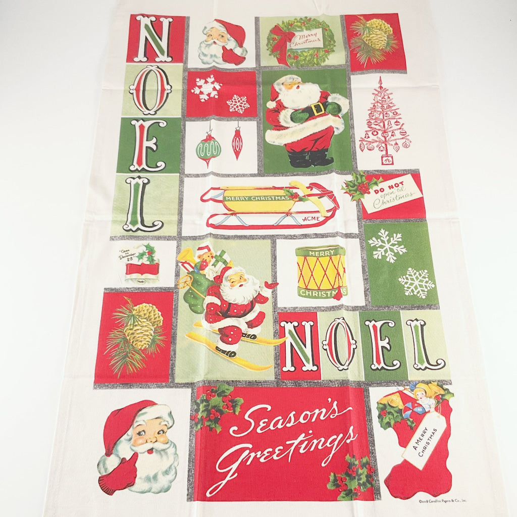 Cavallini & Co - Noel Vintage Tea Towel